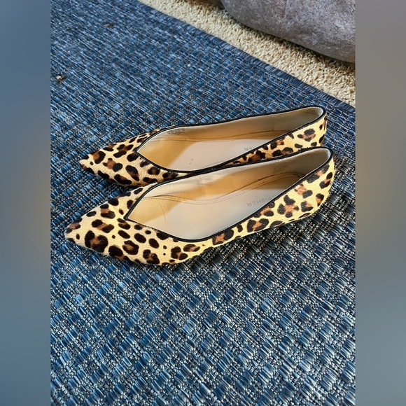 MARC FISHER Analia Pointed-Toe Flats Leopard Print Size 7 - Picture 5 of 7